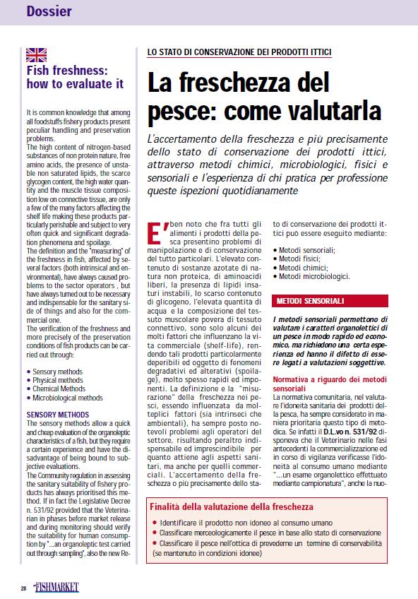 Screen_Eurofish 28 - Dossier_freschezza del pesce_come valutarla Screen_Eurofish 28 - Dossier_freschezza del pesce_come valutarla